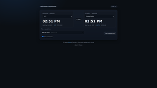 Thumbnail of compareworldtime.com