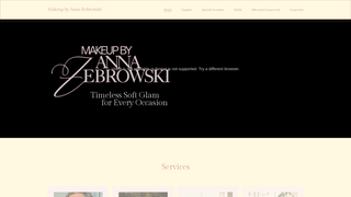 Thumbnail of makeupbyannazebrowski.com