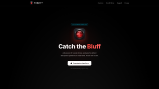 Screenshot of nobluff.app