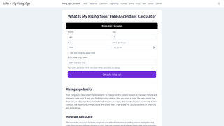 Thumbnail of whatismyrisingsign.com