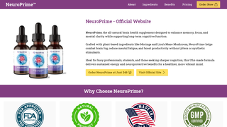 Thumbnail of official-neuroprime.com