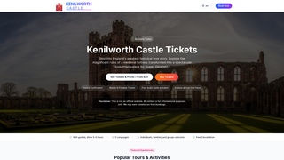 Thumbnail of kenilworthcastletickets.com