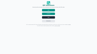 Thumbnail of qrsafeshare.com