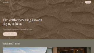 Screenshot of stayinframe.com