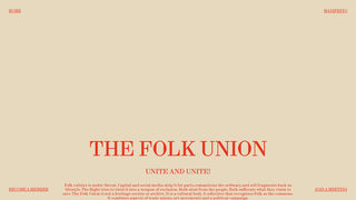 Thumbnail of thefolkunion.com