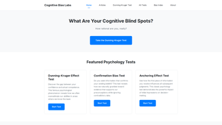 Thumbnail of cognitivebiaslabs.com