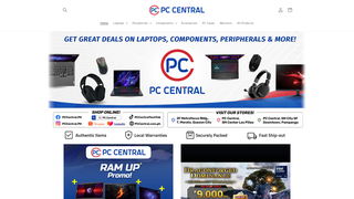 Thumbnail of pccentralcomputerstore.com