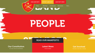 Screenshot of landparty.org