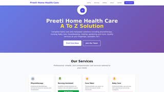 Thumbnail of preetihomehealthcare.com