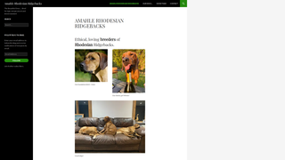 Thumbnail of amahlerhodesianridgebacks.com