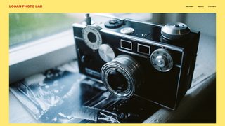 Screenshot of loganphotolab.com