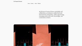 Thumbnail of art-projects-connect.com