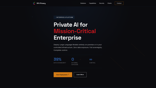 Screenshot of riftprivacy.com