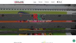 Thumbnail of redlinecalligrapher.com