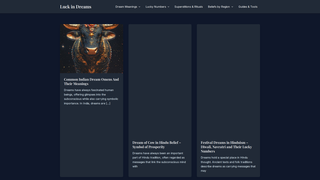 Thumbnail of luckindreams.com