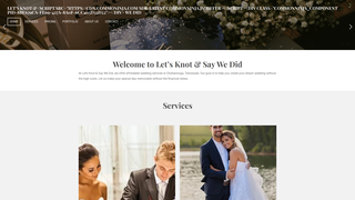 Thumbnail of letsknotsaywedid.com