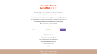 Thumbnail of theuncommonmarketer.com