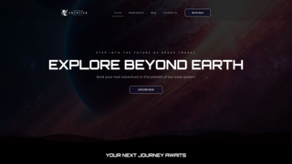 Screenshot of interstellarfrontiertravel.com