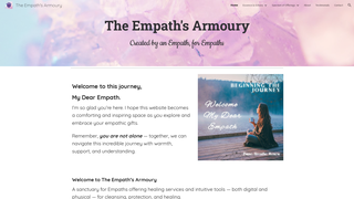 Thumbnail of theempathsarmoury.com