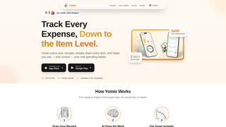 Screenshot of yomio.app