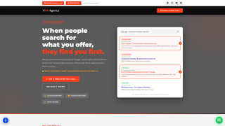 Screenshot of getleadswithvmkagency.com