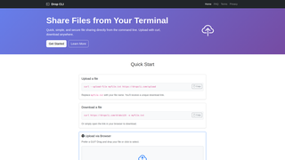Thumbnail of dropcli.com