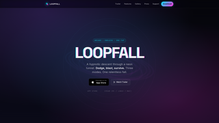 Screenshot of loopfall.app