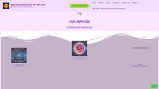 Thumbnail of radheastrology.com