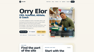 Screenshot of orryelor.com