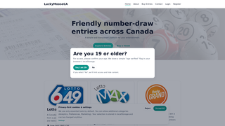 Thumbnail of luckymooseca.com