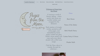 Thumbnail of pagesfromthemoon.com
