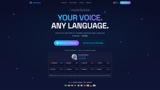 Screenshot of echolang.ai