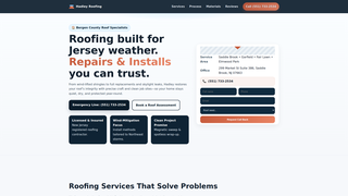 Thumbnail of hadleyroofrepairsaddlebrook.com