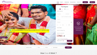 Thumbnail of chandramatrimony.com
