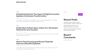 Thumbnail of danmcewen.com