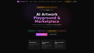 Screenshot of aisynthart.com