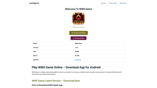 Thumbnail of ww5gameapp.com