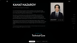Screenshot of kanatnazarov.com