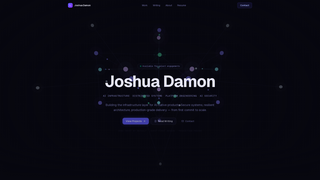 Screenshot of joshdamon.dev