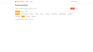Thumbnail of gamesandbinders.com