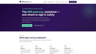 Screenshot of nmigateway.com