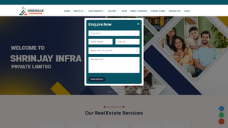 Thumbnail of shrinjayinfra.com
