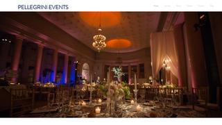 Screenshot of pellegrinievent.com
