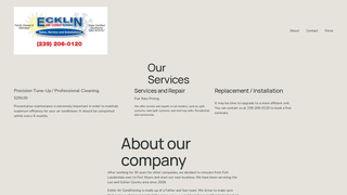 Thumbnail of ecklinairconditioning.com