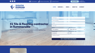 Screenshot of southdiamondtileflooring.com