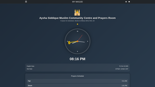 Thumbnail of ayshasiddiquemasjid.com