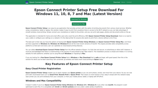 Thumbnail of epsonconnectprintersetup.com