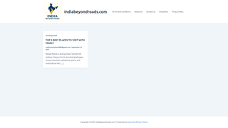 Thumbnail of indiabeyondroads.com