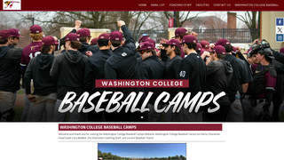 Screenshot of shoremenbaseballcamps.com