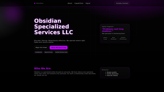 Thumbnail of obsidianservice.com